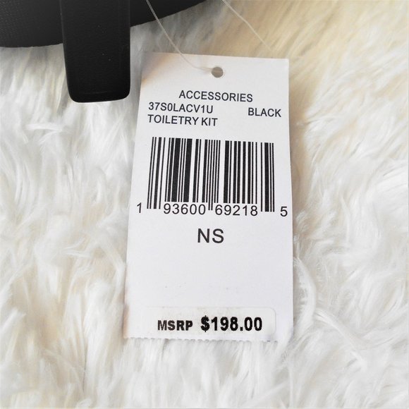 Michael Kors Kent Camo Jacquard Toiletry Kit Black - Picture 13 of 13